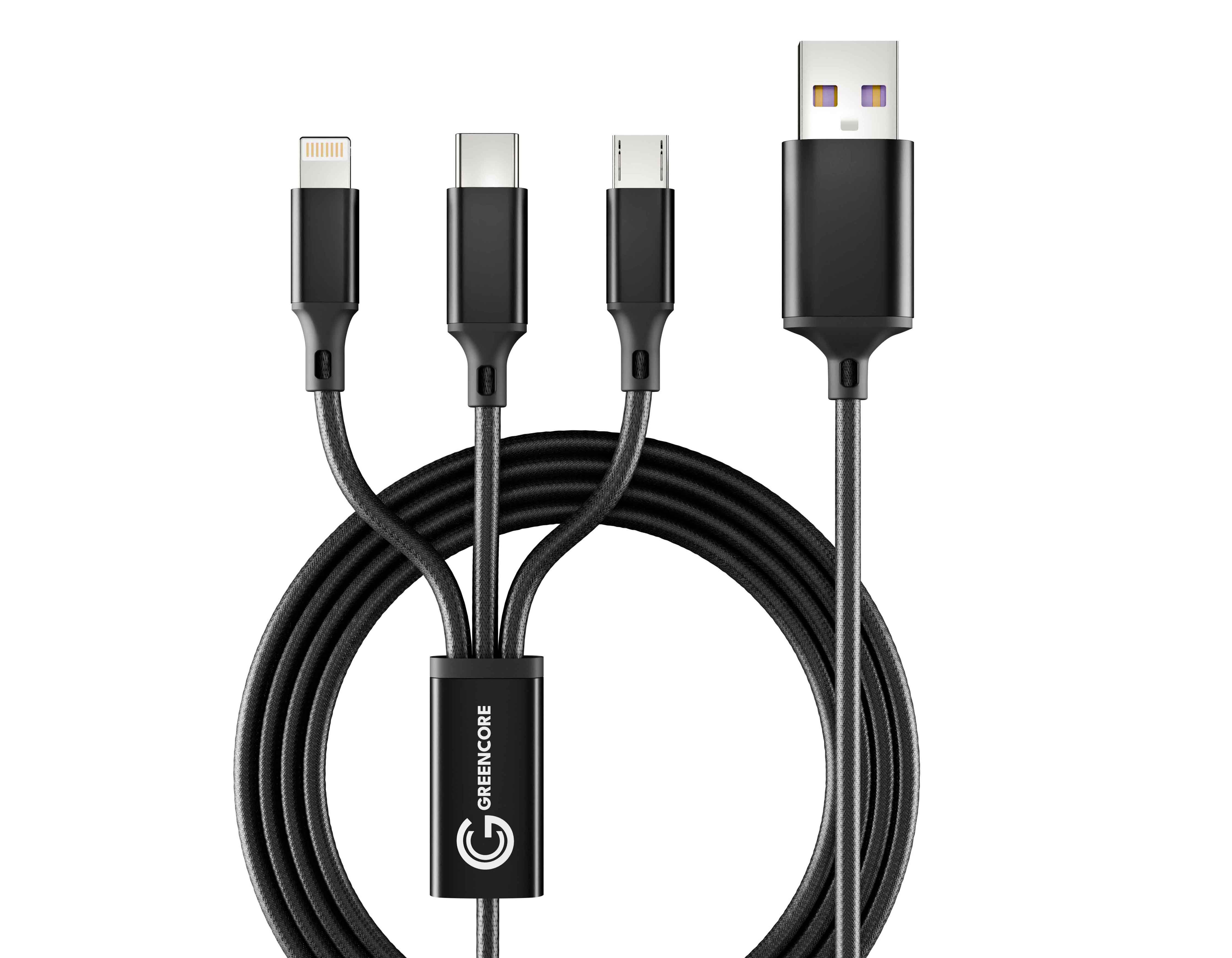 Greencore 3-IN-1 Charging Cable